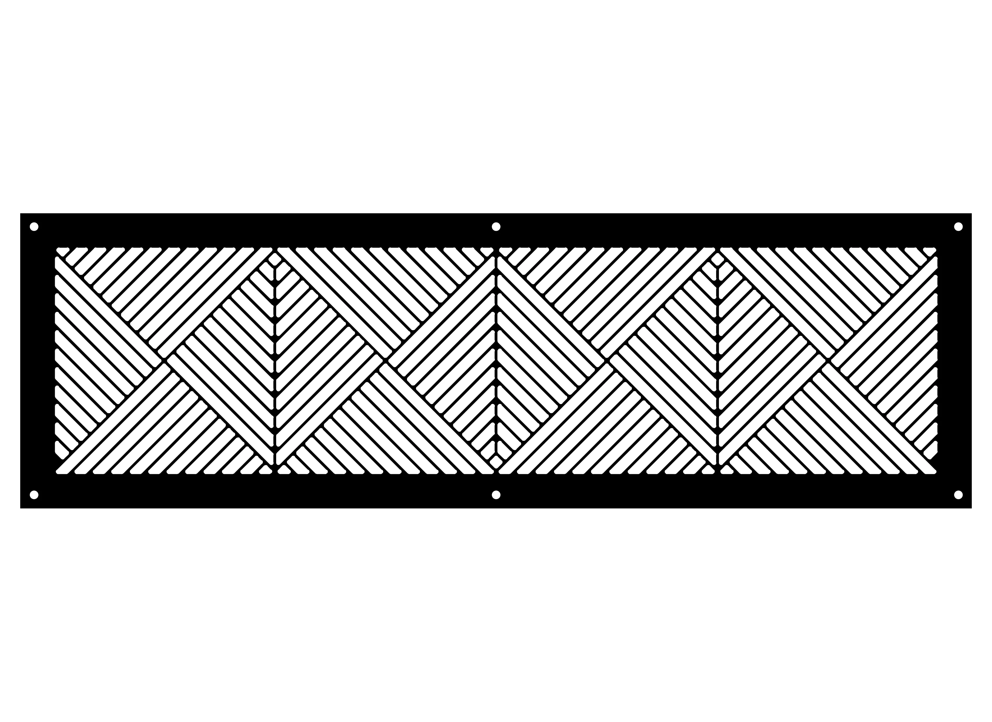 Chevron Metal Grille - Image 2