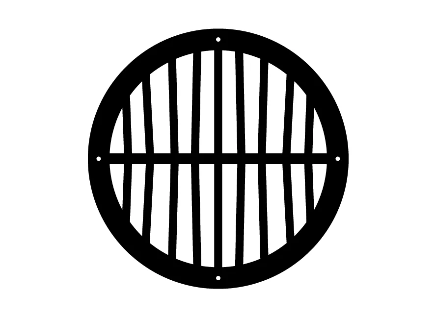 Driftwood Round Metal Grille by Clodagh - Image 2