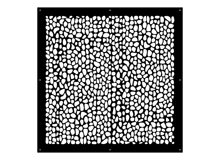Pebbles Metal Grille by Clodagh - Image 2