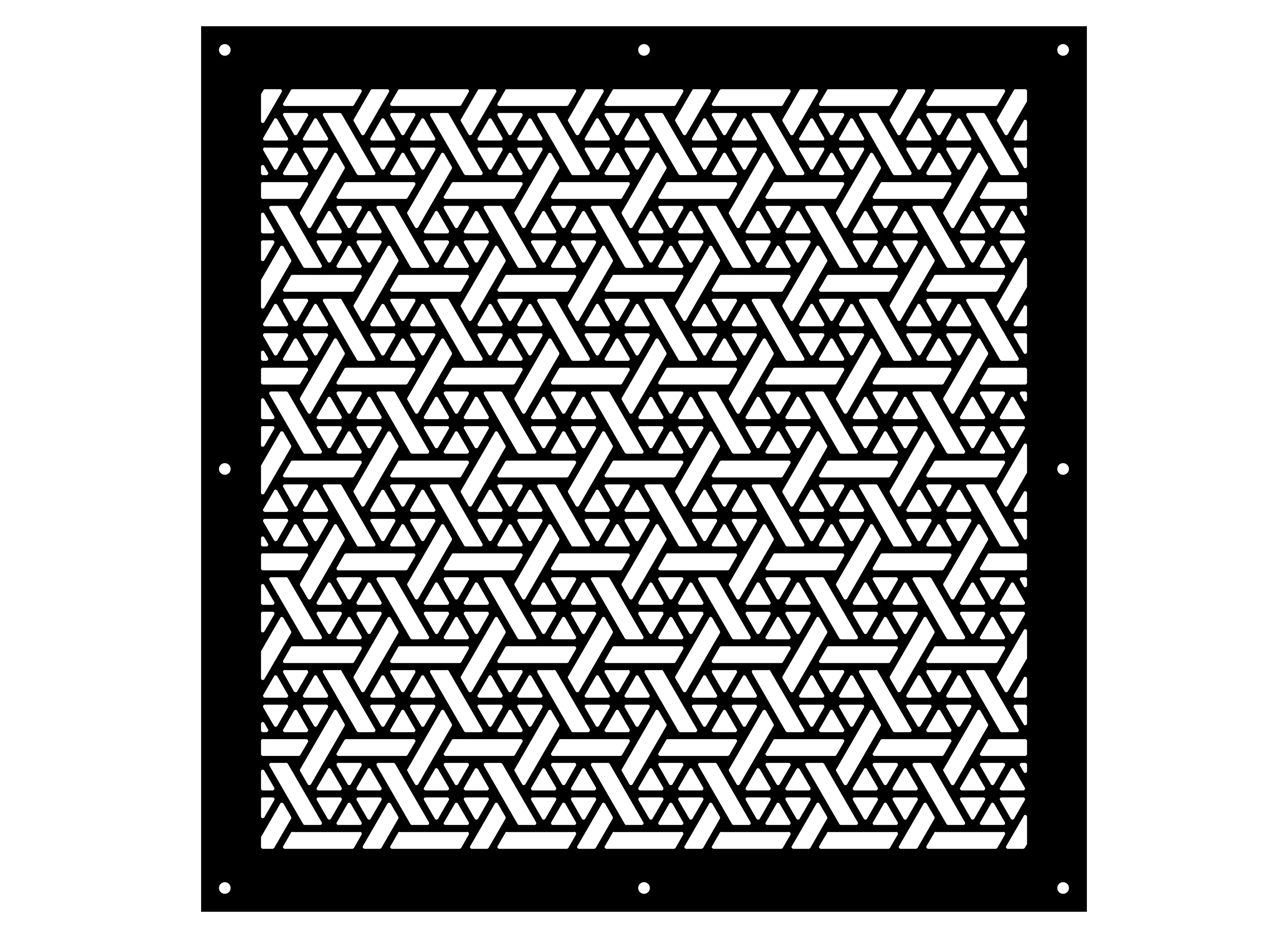 Pinwheel Metal Grille - Image 2